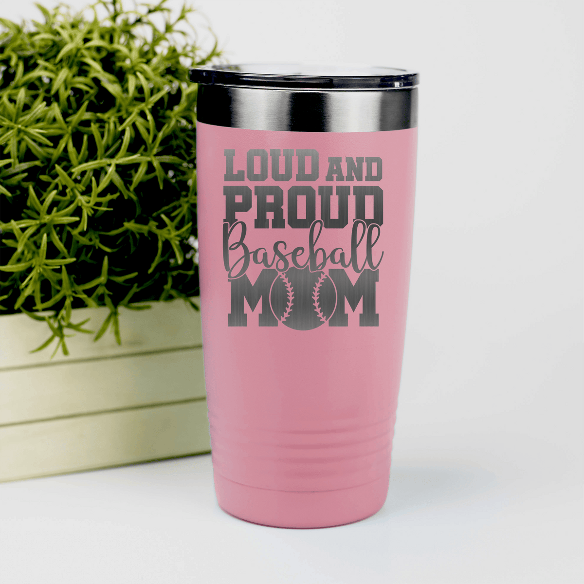 Salmon baseball tumbler Echoing Cheers From The Diamond