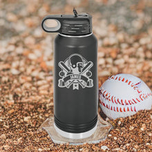 Load image into Gallery viewer, Baseball Water Bottle
