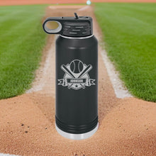 Load image into Gallery viewer,  Baseball Water Bottle
