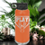 Orange Baseball Water Bottle With Its Game Time Design