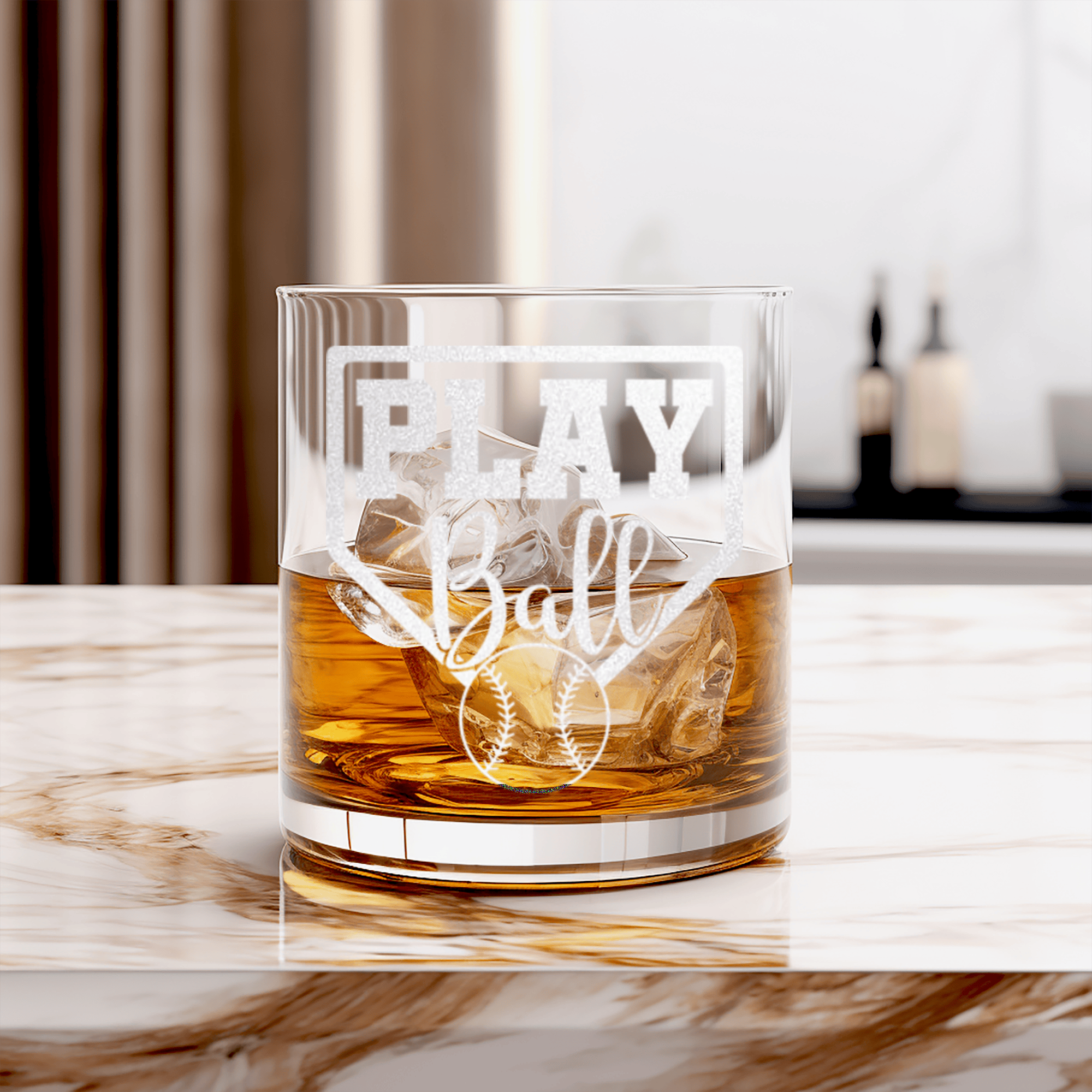 Its Game Time Whiskey Glass