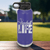 Purple Baseball Water Bottle With Living The Diamond Dream Design