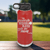 Red Baseball Water Bottle With Moms Mvp On The Diamond Design