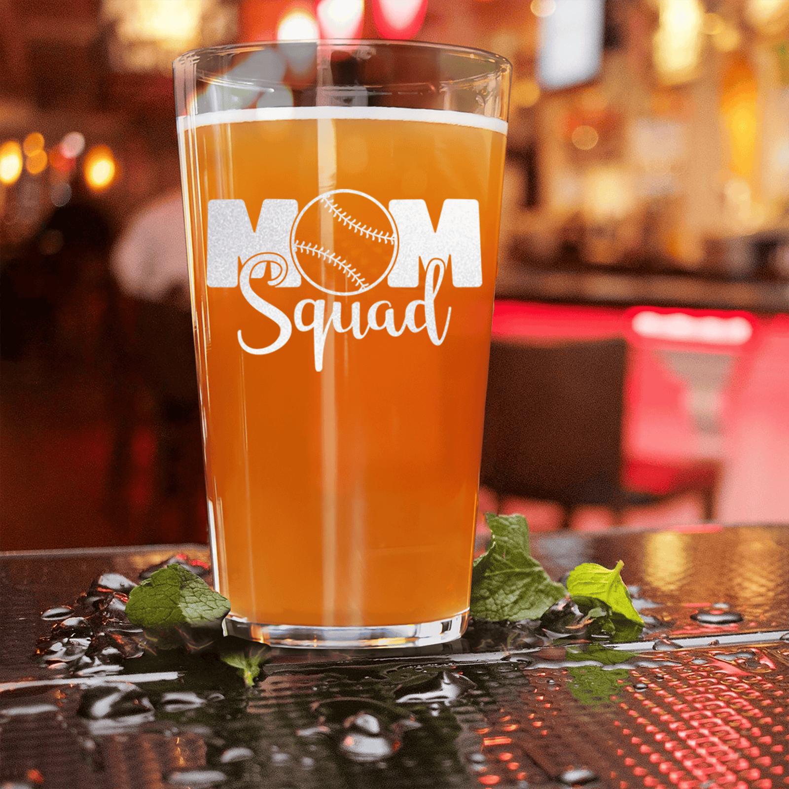 Mothers Of The Mound Pint Glass