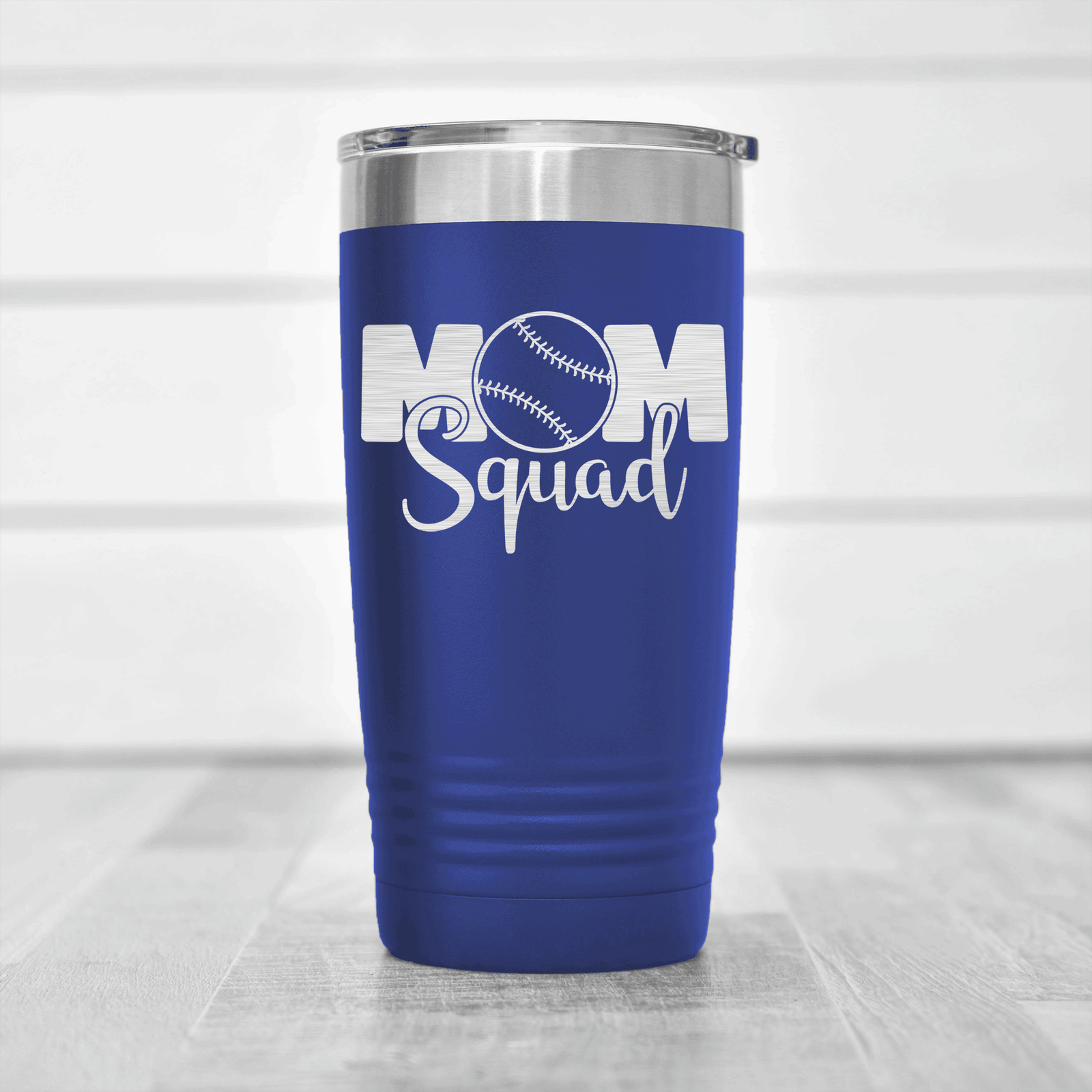 Blue baseball tumbler Mothers Of The Mound