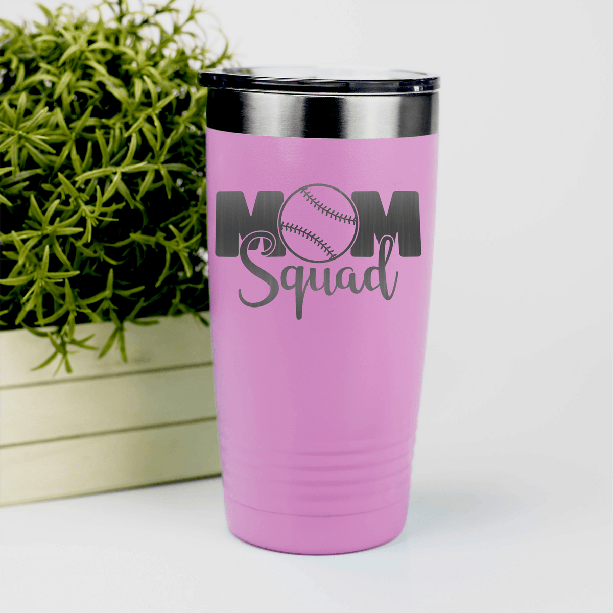 Pink baseball tumbler Mothers Of The Mound