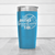 Light Blue baseball tumbler Proud Baseball Sibling