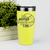 Yellow baseball tumbler Proud Baseball Sibling