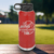Red Baseball Water Bottle With Proud Baseball Sibling Design