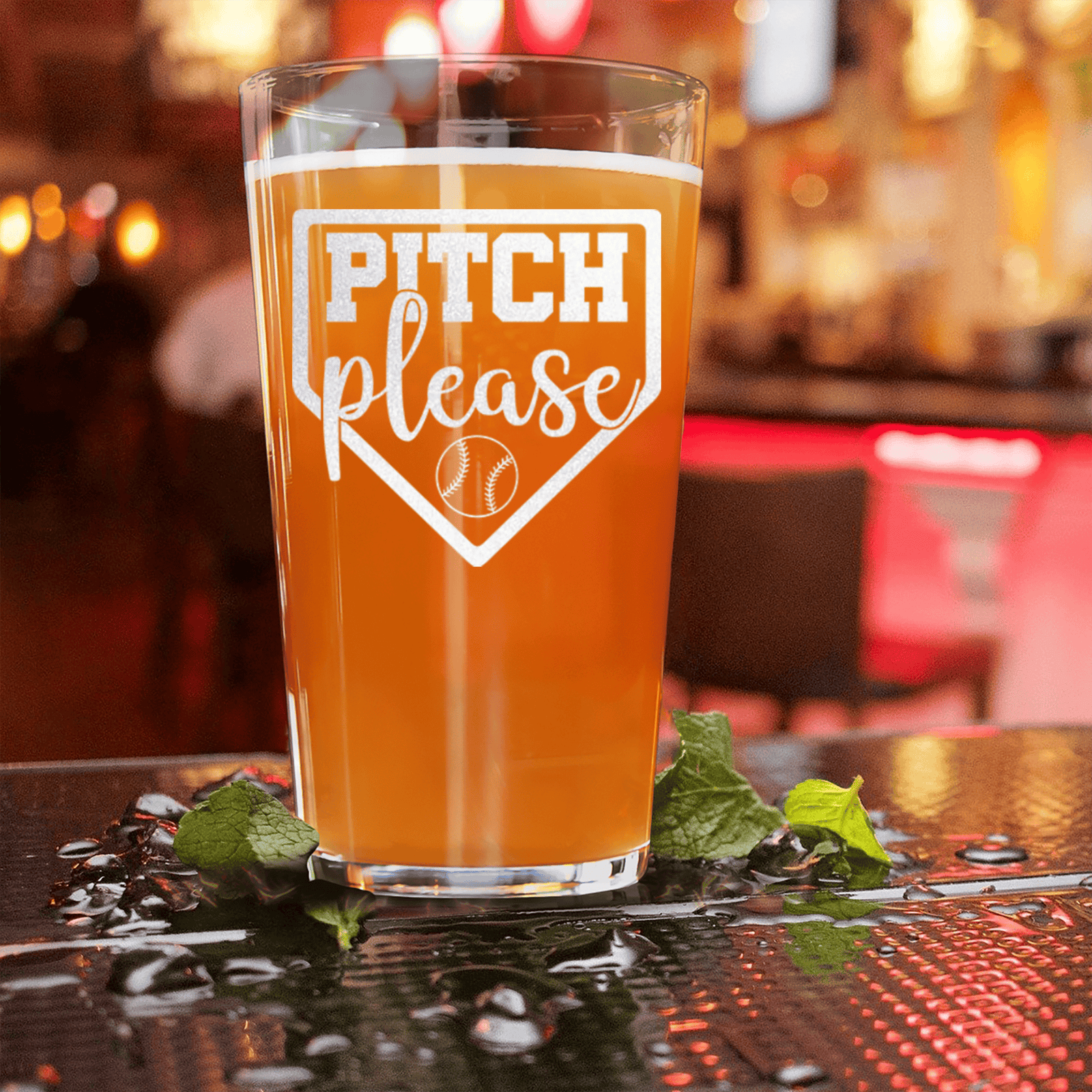 Sass From The Mound Pint Glass