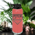 Salmon Baseball Water Bottle With Sass From The Mound Design