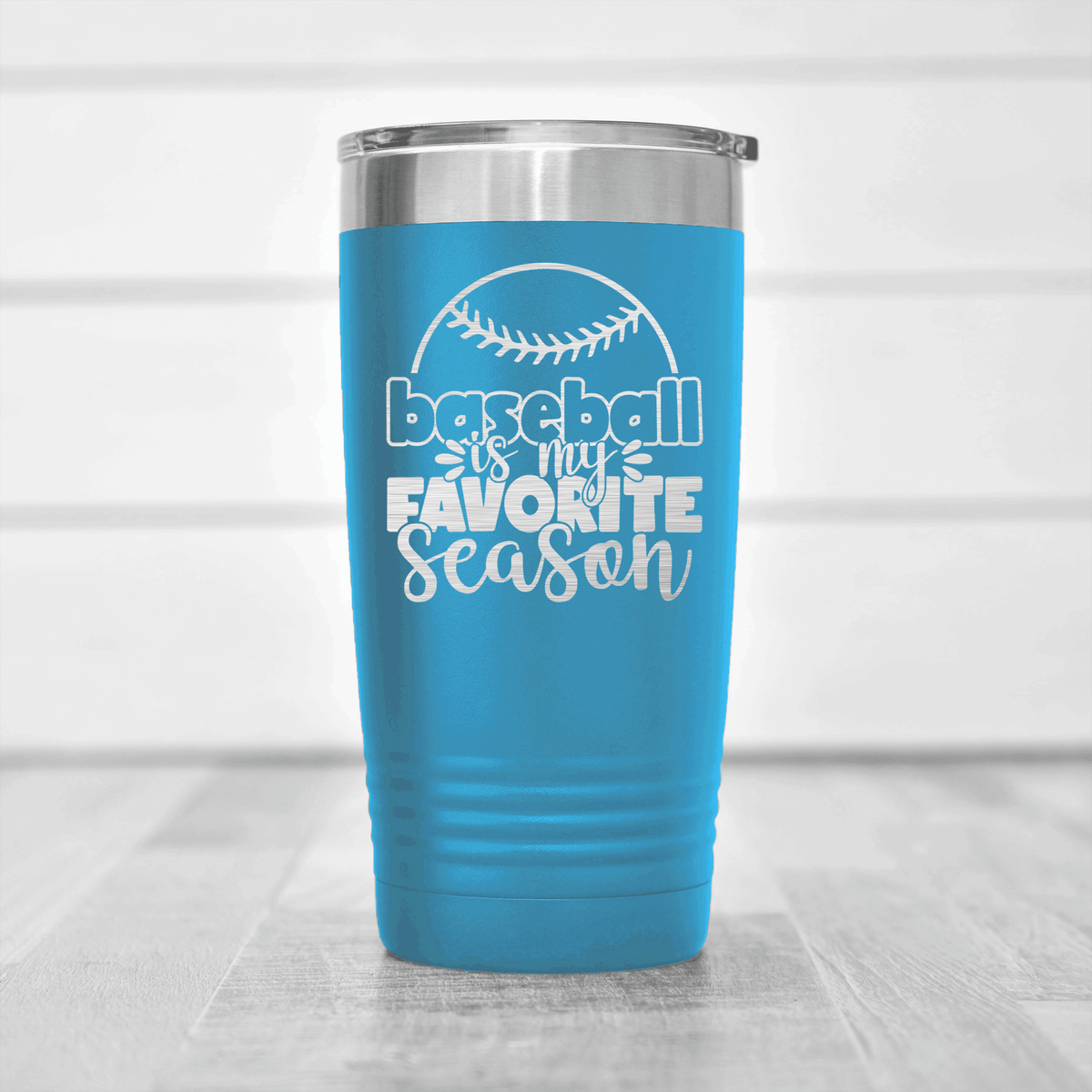 Light Blue baseball tumbler Season Of Home Runs