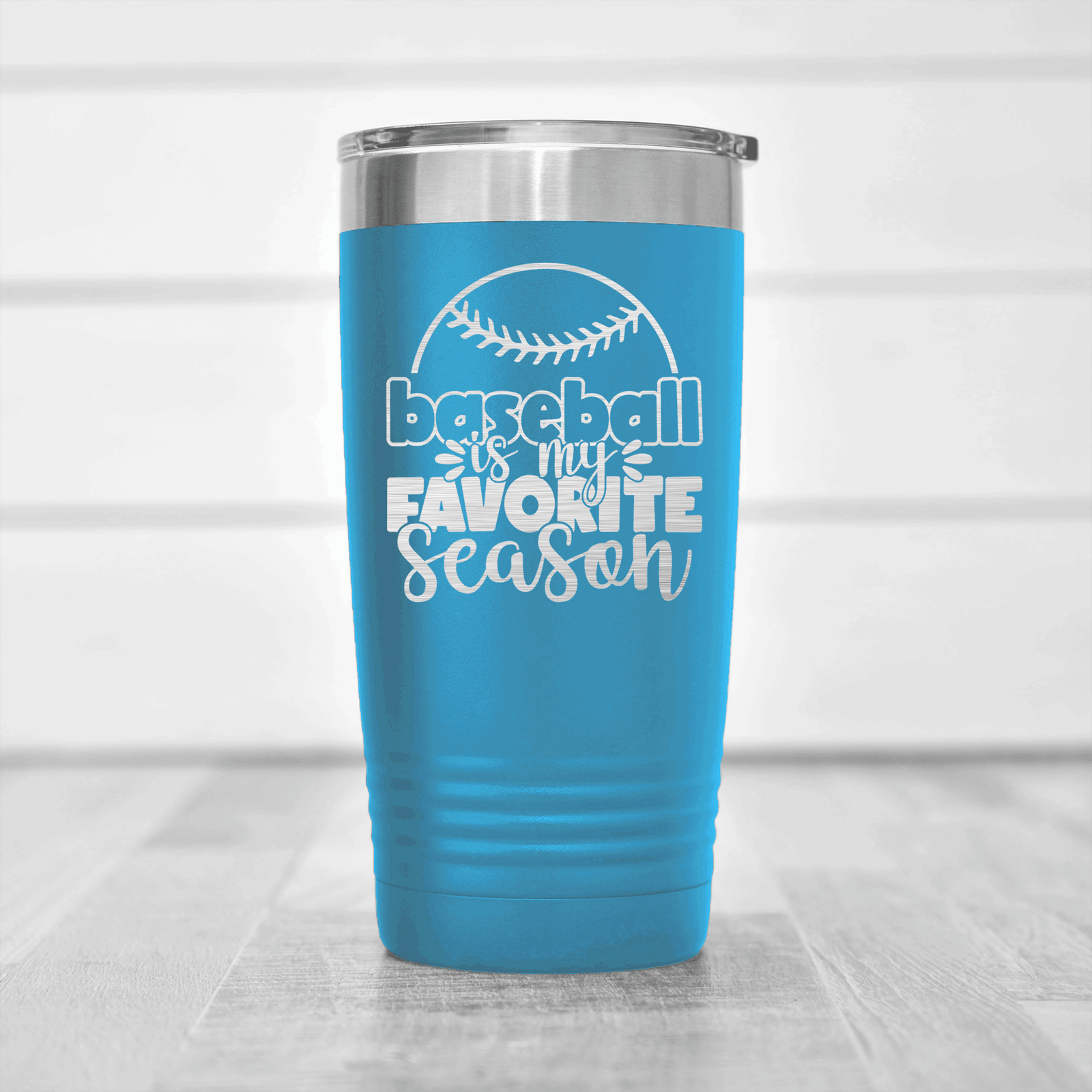 Light Blue baseball tumbler Season Of Home Runs