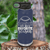 Navy Baseball Water Bottle With Season Of Home Runs Design