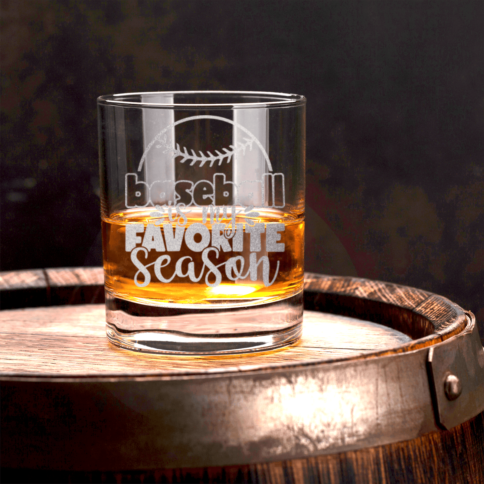 Season Of Home Runs Whiskey Glass