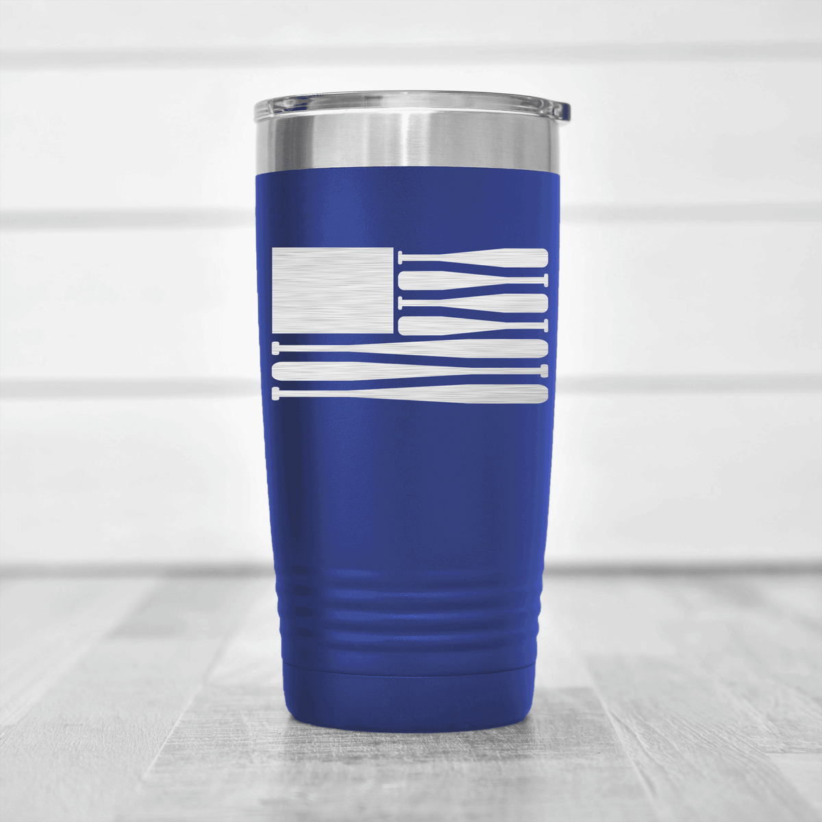 Blue baseball tumbler Star Spangled Bats