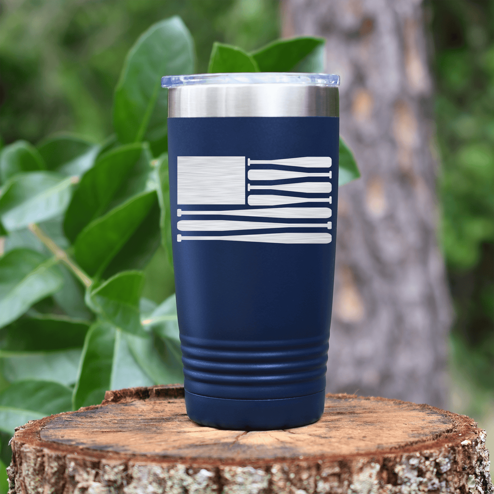 Navy baseball tumbler Star Spangled Bats