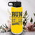 Yellow Baseball Water Bottle With Swift Baserunner Design