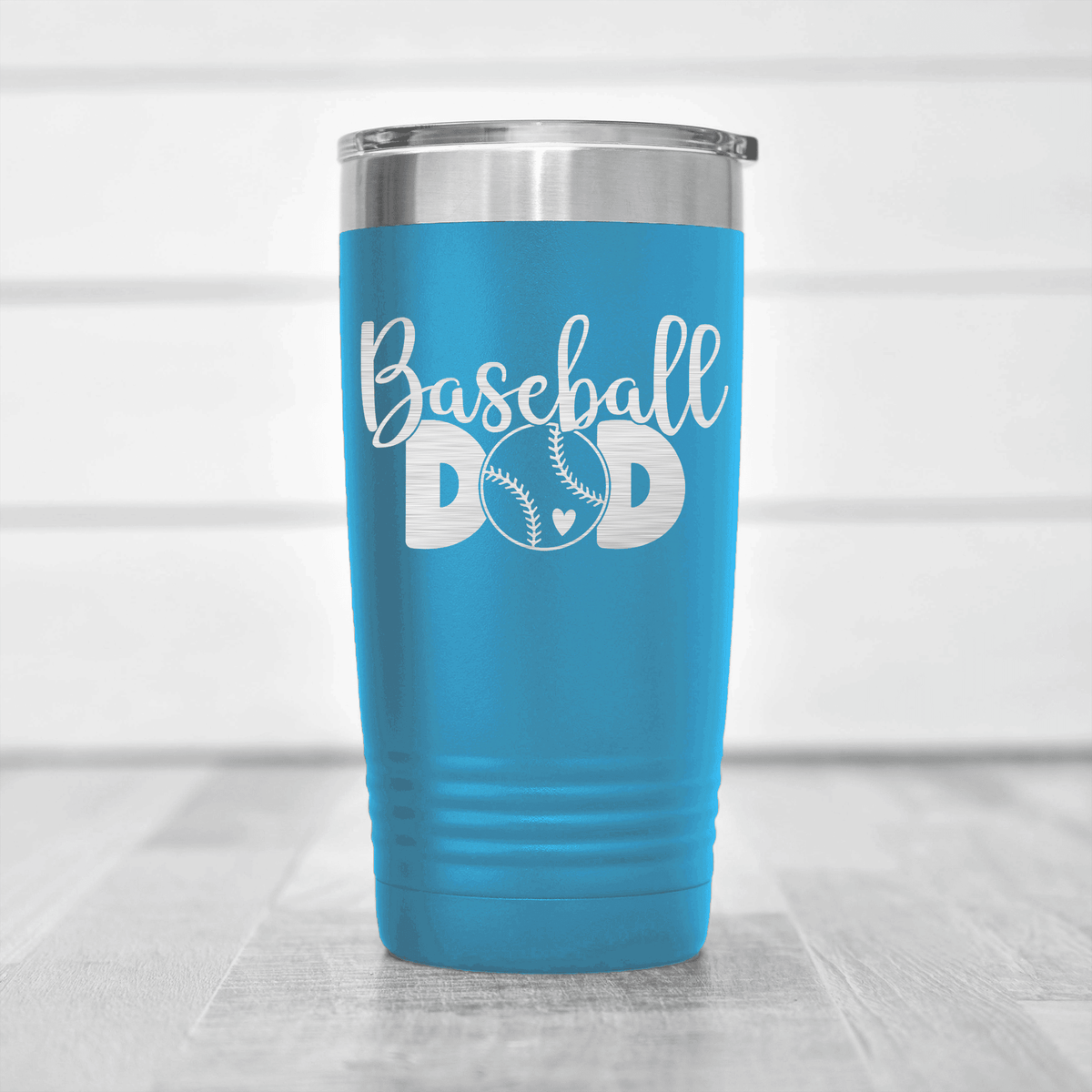 Light Blue baseball tumbler Ultimate Baseball Father