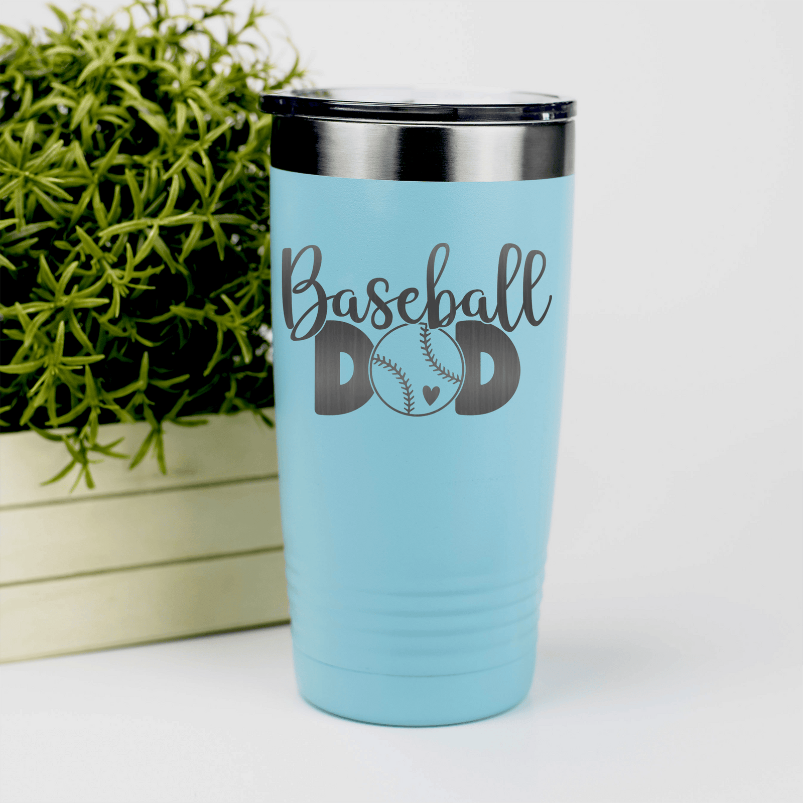 Teal baseball tumbler Ultimate Baseball Father