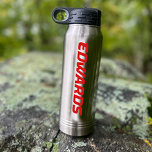 Load image into Gallery viewer, Silver Personalized Water Bottle Tumbler
