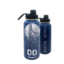 Load image into Gallery viewer, 32oz Baseball Water Bottle
